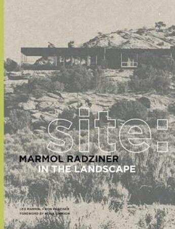 Couverture du livre « Site marmol radziner in the landscape » de Radziner Marmol aux éditions Princeton Architectural