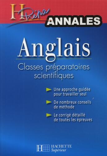 Couverture du livre « Anglais » de Texier-Tolicetti aux éditions Hachette Education