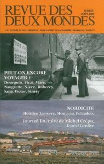 Couverture du livre « Peut-on encore voyager ? nordicité » de  aux éditions Revue Des Deux Mondes