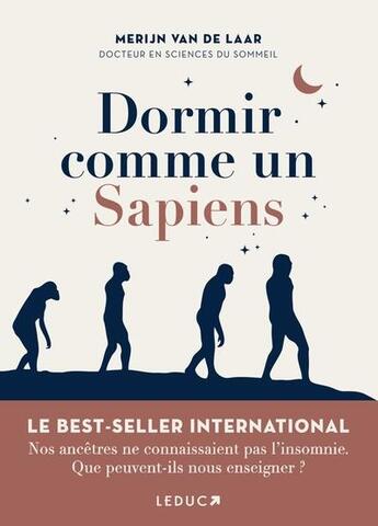 Couverture du livre « Dormir comme un sapiens » de Merijn Van De Laar aux éditions Leduc