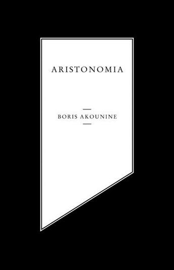 Couverture du livre « Aristonomia » de Boris Akounine aux éditions Louison