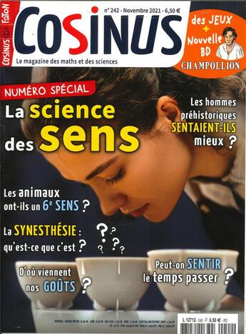 Couverture du livre « Cosinus n 242 : les 5 sens - novembre 2021 » de  aux éditions Cosinus