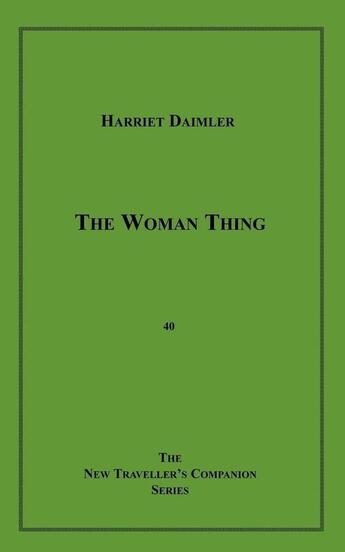 Couverture du livre « The Woman Thing » de Harriet Daimler aux éditions Epagine