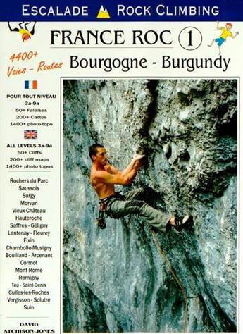 Couverture du livre « France roc 1 bourgogne (bilingue) » de David Atchison-Jones aux éditions Jingo Wobbly-euroguides Editions