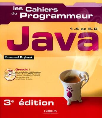 Couverture du livre « Java 1.4 et 5.0 (3e edition) » de Puybaret E aux éditions Eyrolles