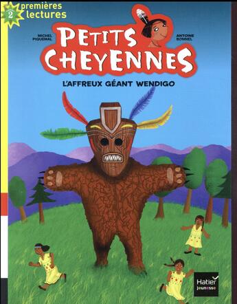 Couverture du livre « L'affreux géant wendigo » de Michel Piquemal aux éditions Hatier