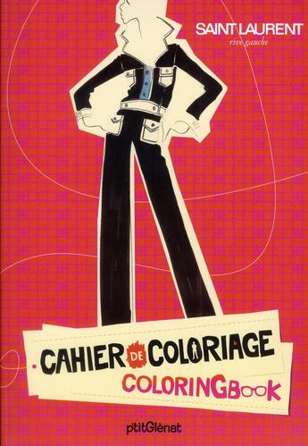 Couverture du livre « Cahier de coloriage prêt-à-porter » de  aux éditions P'tit Glenat