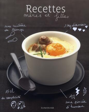 Couverture du livre « Recettes mères et filles » de Collectif/Viel aux éditions Cherche Midi