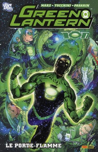 Couverture du livre « Green Lantern : le porte-flamme » de Tocchini et Marz et Pasarin aux éditions Panini