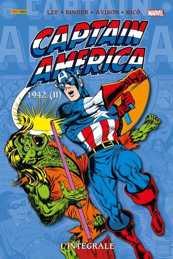 Couverture du livre « Captain America Comics : L'intégrale 1942 (T05) » de Stan Lee aux éditions Panini