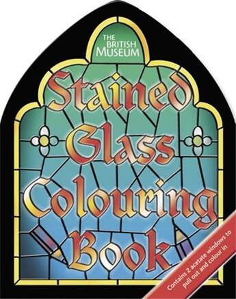 Couverture du livre « Stained glass colouring book » de Hansom Patricia aux éditions British Museum