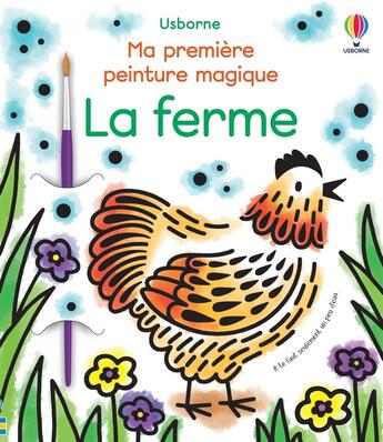 Couverture du livre « La peinture magique : la ferme » de Emily Beevers aux éditions Usborne