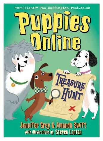 Couverture du livre « Puppies Online: Treasure Hunt » de Swift Amanda aux éditions Epagine