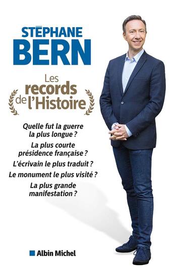 Couverture du livre « Les records de l'Histoire » de Stephane Bern aux éditions Albin Michel