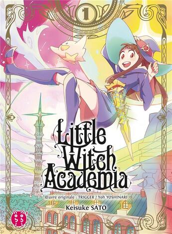 Couverture du livre « Little Witch academia Tome 1 » de Trigger et Keisuke Sato aux éditions Nobi Nobi