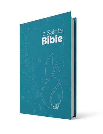 Couverture du livre « La sainte Bible neg compacte, rigide imprimé bleu » de  aux éditions Ste Biblique De Geneve