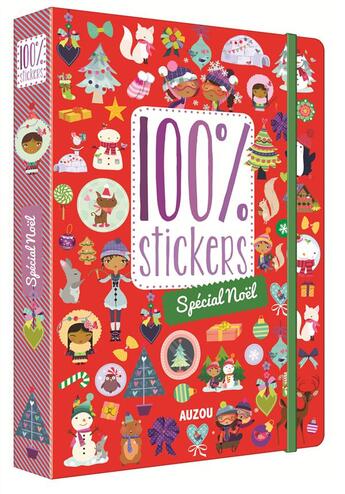 Couverture du livre « 100 stickers ; spécial Noël » de Julie Camel et Maude Guesne aux éditions Philippe Auzou