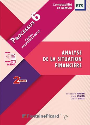 Couverture du livre « P6 bts2 compta gestion » de Benaiem/Genest aux éditions Fontaine Picard