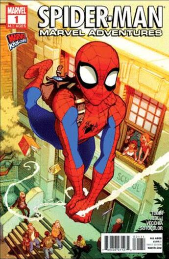 Couverture du livre « Spider-Man t.1 ; les nouvelles aventures de Spidey » de  aux éditions Panini