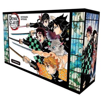 Couverture du livre « Demon slayer : coffret Intégrale Tomes 1 à 23 : 23 volumes » de Koyoharu Gotoge aux éditions Panini