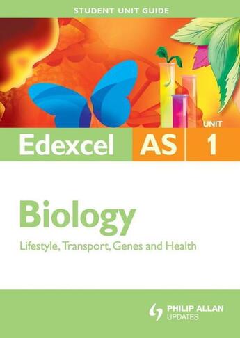 Couverture du livre « Edexcel Biology AS Student Unit Guide: Unit 1 New Edition Lifestyle T » de Jones Mary aux éditions Hodder Education Digital