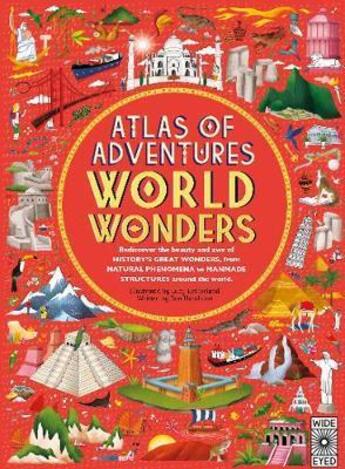 Couverture du livre « Atlas of adventures : world wonders » de Lucy Letherland aux éditions Quarry