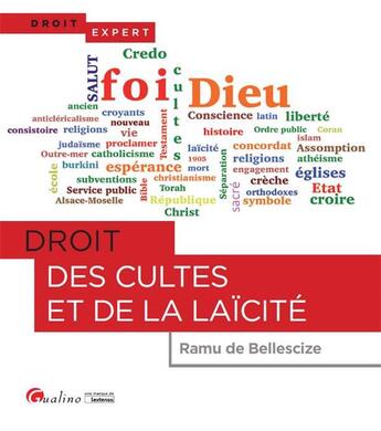 Couverture du livre « Droit des cultes et de la laïcité » de Ramu De Bellescize aux éditions Gualino