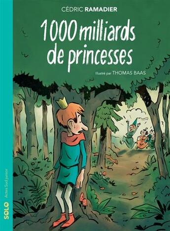 Couverture du livre « 1000 milliards de princesses » de Thomas Baas et Cedric Ramadier aux éditions Actes Sud Jeunesse