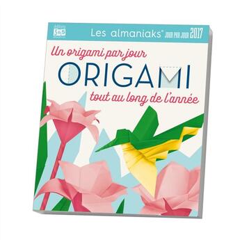 Couverture du livre « Activités origami 2017 » de  aux éditions Editions 365