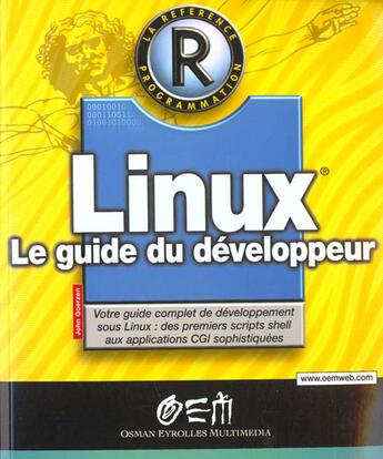 Couverture du livre « Linux ; Le Guide Du Programmeur » de J Goerzen aux éditions Eyrolles