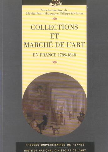 Couverture du livre « Collections et marche de l art en europe a l epoque moderne » de Pur aux éditions Pu De Rennes