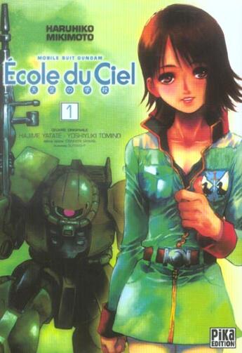 Couverture du livre « Mobile suit Gundam - École du Ciel Tome 1 » de Haruhiko Mikimoto aux éditions Pika