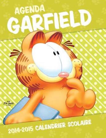 Couverture du livre « Garfield : agenda (édition 2014/2015) » de Jim Davis aux éditions Presses Aventure