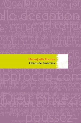 Couverture du livre « Chaos de guernica » de Marie-Joelle Encinas aux éditions Editions In8