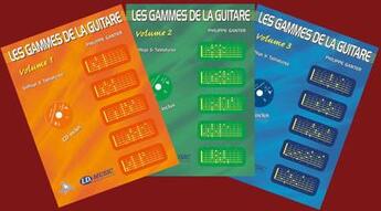 Couverture du livre « Les gammes de la guitare » de Philippe Ganter aux éditions Dareios