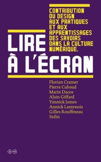 Couverture du livre « Lire à l'écran » de  aux éditions Editions B42