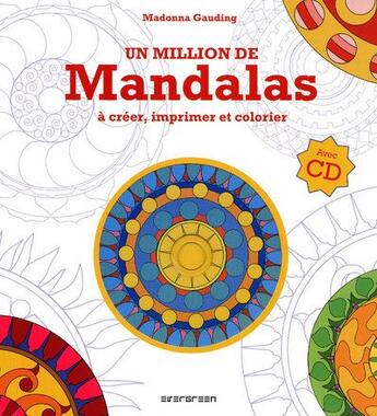 Couverture du livre « Un million de mandalas à créer, imprimer et colorier » de Madonna Gauding aux éditions Taschen