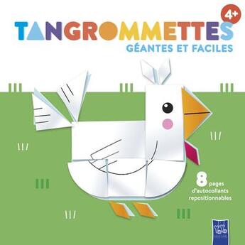 Couverture du livre « Gommettes - 4+ - la poule » de  aux éditions Yoyo Books