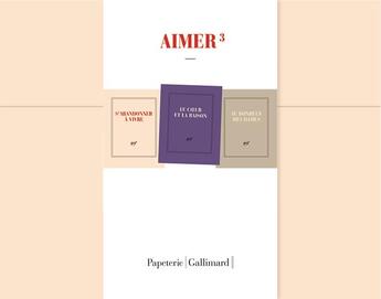 Couverture du livre « Aimer » de Collectif Gallimard aux éditions Gallimard