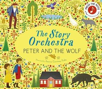 Couverture du livre « Story orchestra : Peter and the wolf » de Jessica Tickle aux éditions Frances Lincoln