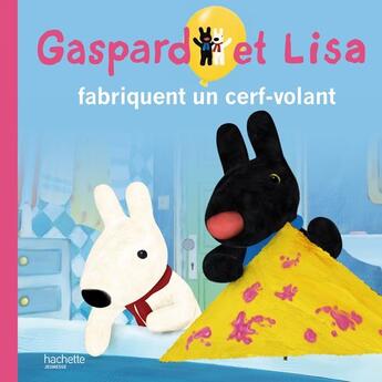 Couverture du livre « Gaspard et Lisa fabriquent un cerf-volant » de Anne Gutman et Georg Hallensleben aux éditions Hachette Enfants