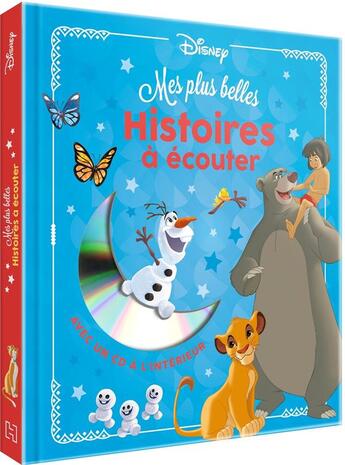 Couverture du livre « Disney - mes plus belles histoires a ecouter - livre cd » de  aux éditions Disney Hachette