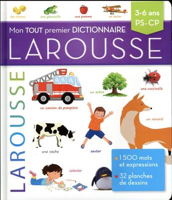 Couverture du livre « Mon tout premier dictionnaire Larousse » de  aux éditions Larousse