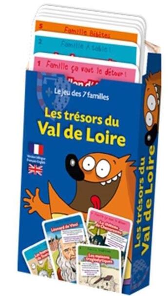 Couverture du livre « Les trésors du Val de Loire ; le jeu de 7 familles » de  aux éditions La Petite Boite