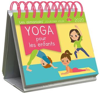 Couverture du livre « Almaniak yoga pour les enfants 2020 » de Valentine Peltier aux éditions Editions 365