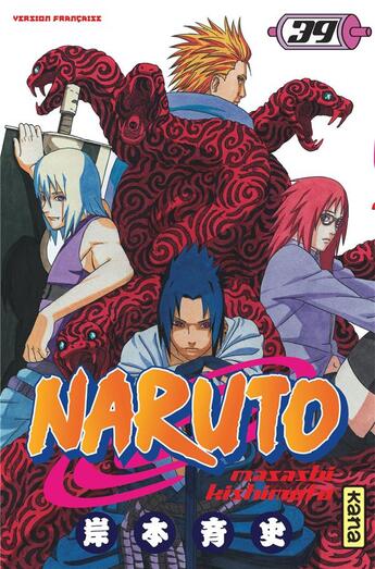 Couverture du livre « Naruto Tome 39 » de Masashi Kishimoto aux éditions Kana