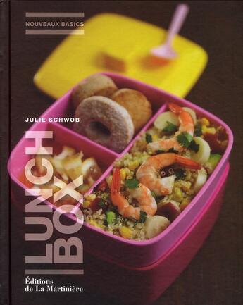 Couverture du livre « Lunch box » de Julie Schwob aux éditions La Martiniere Saveurs