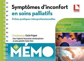 Couverture du livre « Symptômes d'inconfort en soins palliatifs » de Cecile Prigent aux éditions Lamarre