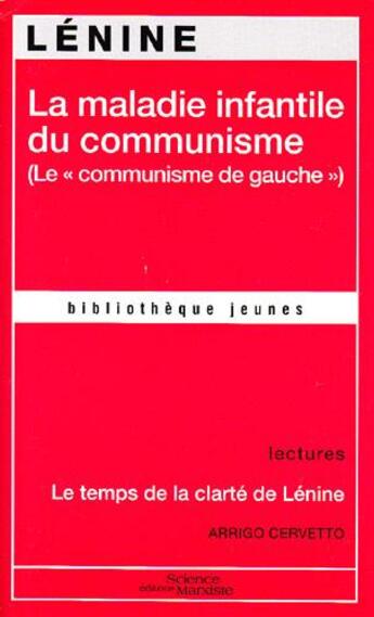 Couverture du livre « La maladie infantile du communisme (le 