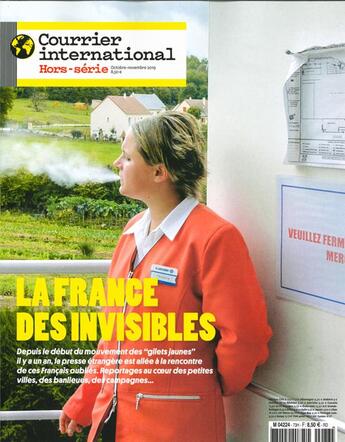 Couverture du livre « Courrier international hs n 73 la france des invisibles - octobre 2019 » de  aux éditions Courrier International